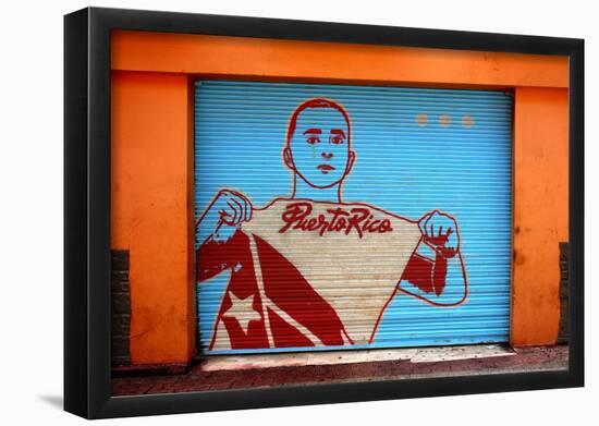 Graffiti in San Juan Puerto Rico-null-Framed Poster