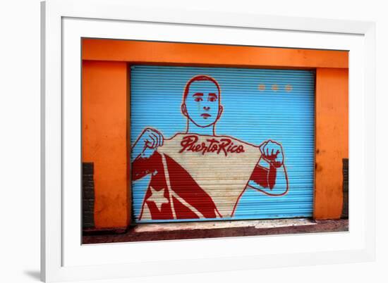 Graffiti in San Juan Puerto Rico-null-Framed Photo