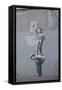 Graffiti Is a Crime-Banksy-Framed Stretched Canvas