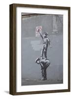 Graffiti Is a Crime-Banksy-Framed Giclee Print