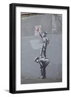 Graffiti Is a Crime-Banksy-Framed Giclee Print