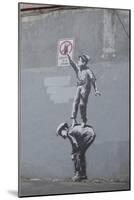 Graffiti Is a Crime-Banksy-Mounted Giclee Print