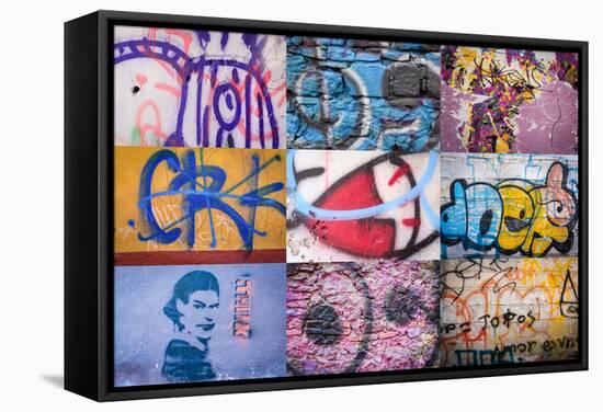 Graffiti IV-Kathy Mahan-Framed Stretched Canvas