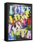 Graffiti Love I-null-Framed Stretched Canvas