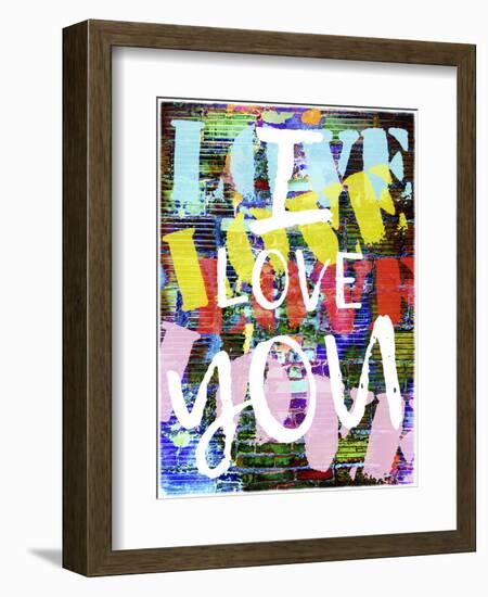 Graffiti Love II-null-Framed Art Print