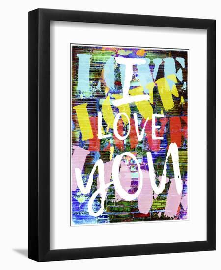 Graffiti Love II-null-Framed Art Print