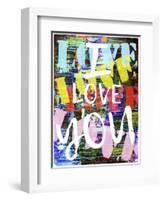 Graffiti Love II-null-Framed Art Print
