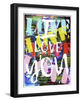 Graffiti Love II-null-Framed Art Print