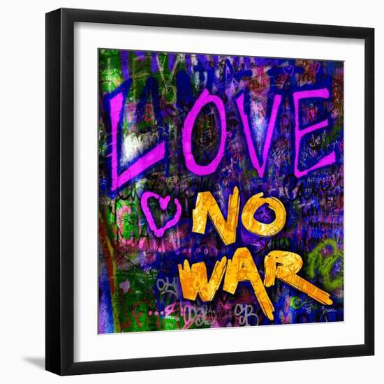 Graffiti Love-Diane Stimson-Framed Premium Giclee Print