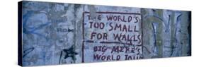 Graffiti on a Wall, Berlin Wall, Berlin, Germany-null-Stretched Canvas