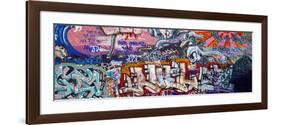 Graffiti on City Wall-null-Framed Photographic Print