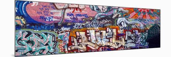 Graffiti on City Wall-null-Mounted Photographic Print