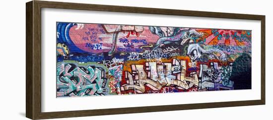 Graffiti on City Wall-null-Framed Photographic Print