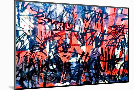 Graffiti on the Wall-oriontrail2-Mounted Photographic Print