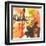 Graffiti Orange II-Chris Paschke-Framed Art Print