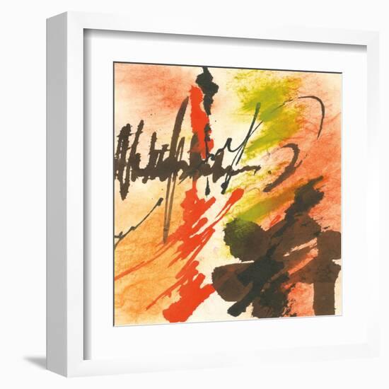 Graffiti Orange II-Chris Paschke-Framed Art Print