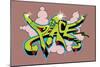 Graffiti Peace-style-photography.de-Mounted Art Print