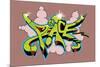 Graffiti Peace-style-photography.de-Mounted Premium Giclee Print