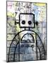 Graffiti Robot Color-Roseanne Jones-Mounted Giclee Print