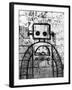 Graffiti Robot-Roseanne Jones-Framed Giclee Print