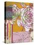 Graffiti Rose II-Liz Jardine-Stretched Canvas