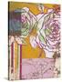 Graffiti Rose II-Liz Jardine-Stretched Canvas