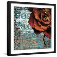 Graffiti Rose-Christina Lazar-schuler-Framed Giclee Print