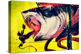 Graffiti Shark 5 Pointz New York City-null-Stretched Canvas