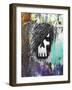 Graffiti Sketch Skull-Roseanne Jones-Framed Giclee Print