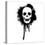 Graffiti Skull Illustration-lineartestpilot-Stretched Canvas