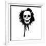 Graffiti Skull Illustration-lineartestpilot-Framed Photographic Print