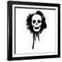 Graffiti Skull Illustration-lineartestpilot-Framed Photographic Print
