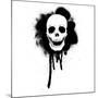 Graffiti Skull Illustration-lineartestpilot-Mounted Photographic Print