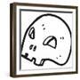 Graffiti Style Skull Cartoon-lineartestpilot-Framed Photographic Print