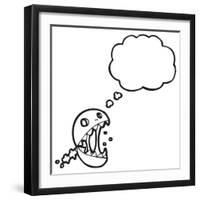 Graffiti Style Skull Cartoon-lineartestpilot-Framed Photographic Print