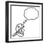 Graffiti Style Skull Cartoon-lineartestpilot-Framed Photographic Print