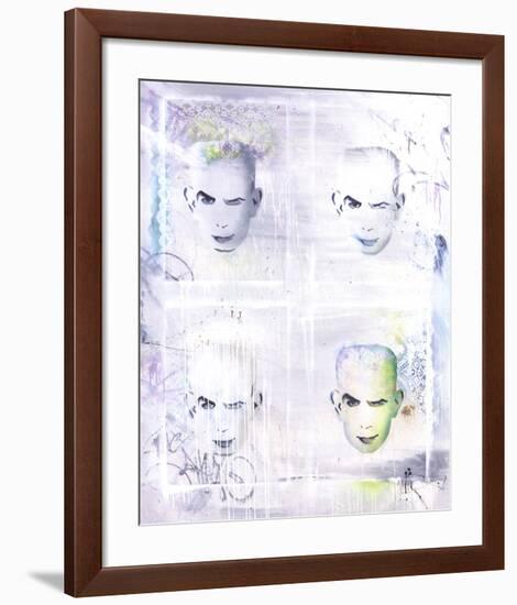 Graffiti Tribute to Jean Paul Gaultier-Davies and Douglas-Framed Art Print