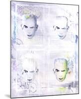 Graffiti Tribute to Jean Paul Gaultier-Davies and Douglas-Mounted Art Print