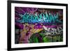 Graffiti Wall Urban Art-SergWSQ-Framed Premium Giclee Print