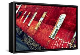 Graffiti Windows Brooklyn NY-null-Framed Stretched Canvas