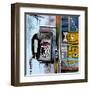 Graffiti with Telephone-Dmitriip-Framed Art Print