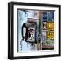 Graffiti with Telephone-Dmitriip-Framed Art Print