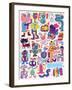 Graffitti I-Gerry Baptist-Framed Giclee Print