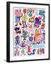 Graffitti I-Gerry Baptist-Framed Giclee Print