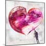 Grafitti Heart-Michael Tarin-Mounted Art Print