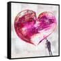 Grafitti Heart-Michael Tarin-Framed Stretched Canvas