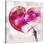 Grafitti Heart-Michael Tarin-Stretched Canvas