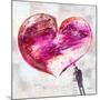Grafitti Heart-Michael Tarin-Mounted Art Print