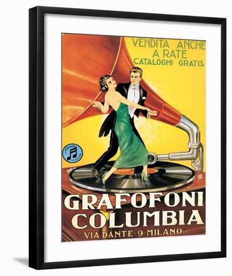 Grafofoni Columbia, Milano-null-Framed Art Print