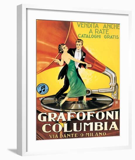 Grafofoni Columbia, Milano-null-Framed Art Print